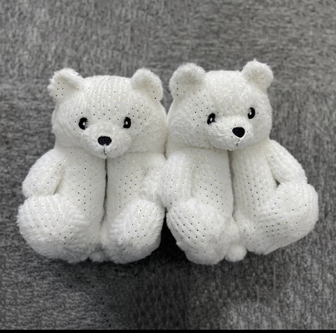 Glow In The Dark Teddy Bear Slippers
