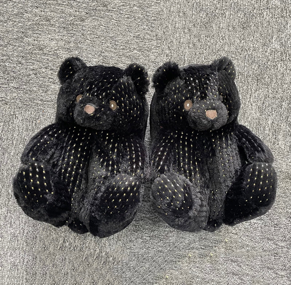 Glow In The Dark Teddy Bear Slippers