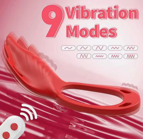 Crimson Desire (remote Couples Ring