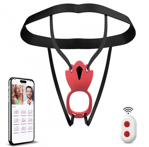 Crimson Desire (remote Couples Ring